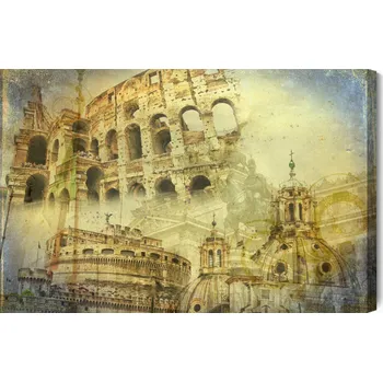Obraz Obraz Na Plátně Řím ve Vintage Stylu 40x30