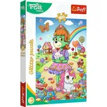 Mamido Třpytivé puzzle Treflíci 100 dílků Trefl