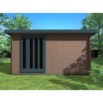 Zahradní stavba Zahradní domek Roland 400x350 s dvoukřídlými dveřmi