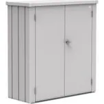 Skříňka na terasu Romeo M, stříbrná metalíza