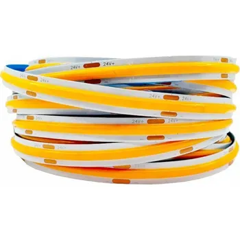 LED páska HurtLED LED COB pásek 480 D 5m 24V 9W/1M IP20 Žlutý