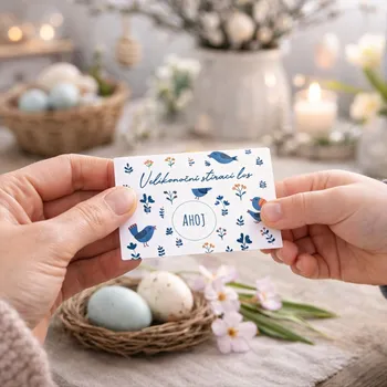 Velikonoční dekorace Stírací losy Velikonoční hledačka