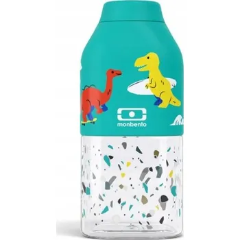 Láhev Láhev na vodu Monbento M Positive S 330 ml - modrá / dino