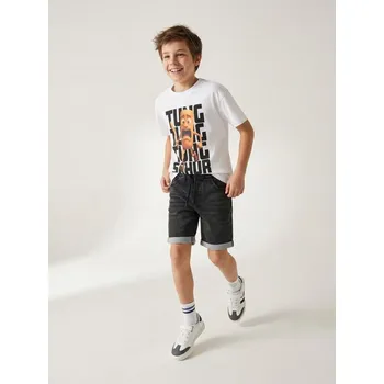 Chlapecké tričko Sinsay - Bavlněná košilka s potiskem Italian Brainrot Tung Tung Tung Sahur - bílá - 972DX-00X - 972DX-00X-134