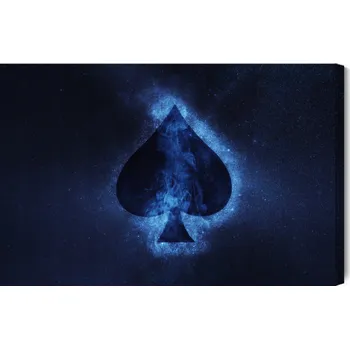 Obraz Nový Obraz Na Plátně Abstraktní Symbol Piky Canvas 90x60