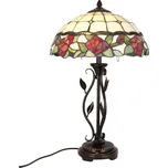 Clayre & Eef - Stolní lampa Tiffany ROSE GARDEN 5LL-5785
