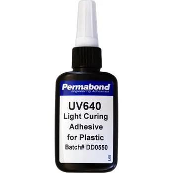 Průmyslové lepidlo PERMABOND UV640 UV lepidlo plast 50ml