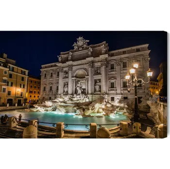 Obraz Obraz Na Plátně Fontána Fontána Di 90x60