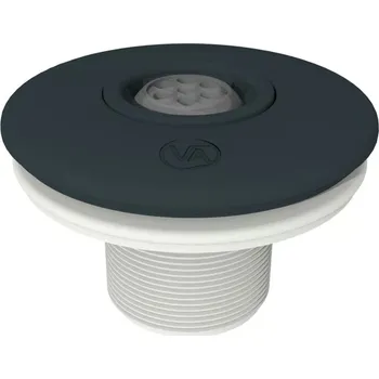 Tryskový set VA, s mosaznými zástřiky, pro fóliové bazény, připojení lepením 50 mm, tmavě šedá (RAL7016)