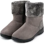Vlnka Dámské kotníkové zimní boty s ovčí vlnou Anita šedá velikost obuv dospělí 37