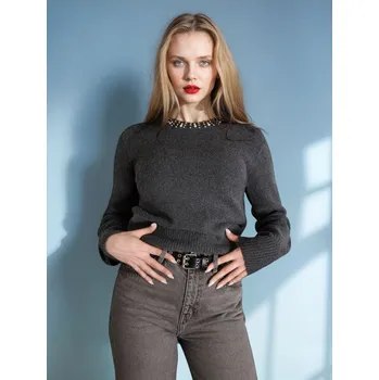 Dámské oblečení Sinsay - Svetr - šedá - YB765-90M - YB765-90M-XXS
