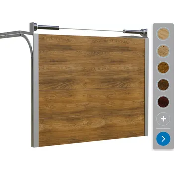 Garážová vrata etila - Sekční garážová vrata ETILA SILENT - dřevoimitace