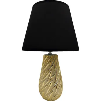 Lampička NOČNÍ LAMPA ZLATÁ MODERNÍ GLAMOUR STOLNÍ LAMPA NA STŮL