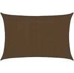 Sluneční plachta, 160 g/m2, hnědá, 3x5 m