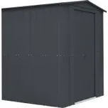 Plechový zahradní domek Globel 65 antracit se střešním oknem