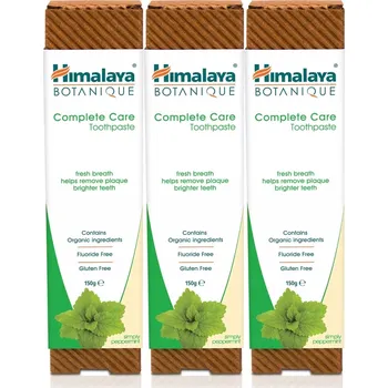zubní pasta Himalaya Botanique Zubní Pasta Bez Fluoridu, Příchuť Máty Peprné, 3 ks