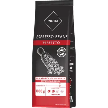 Káva Rioba Gold zrnková káva 1kg