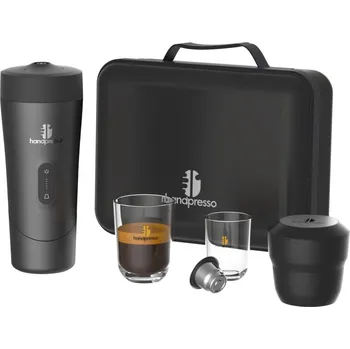 Kávovar Handpresso Auto Set Handpresso Auto Set – cestovní kávovar na kapsle Nespresso®, bateriový