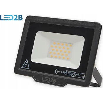LED reflektor KOBI MH 20W ČERNÝ 6500K 1620LM LED2B