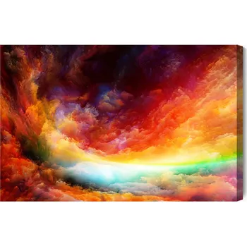 Obraz Nový Obraz Na Plátně Abstraktní Barvy Nebe Plátno Přírodní 90x60