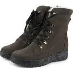 Vlnka Dámské kožené zimní boty s ovčí vlnou Magdalena šedá velikost obuv dospělí 41