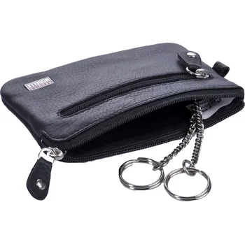 Peněženka Klíčenka kožená EM-762 černá poslední kus, Neus