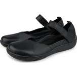 Vlnka Dámské kožené baleríny s podporou klenby Meda černá velikost obuv dospělí 40