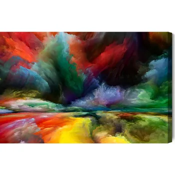 Obraz Obraz Na Plátně Barevný Abstraktní Obraz Cesty 90x60