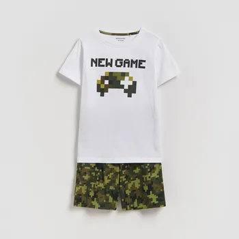 Reserved - Chlapecké pyžamo - bílá - 841IN-00X - 841IN-00X-U13