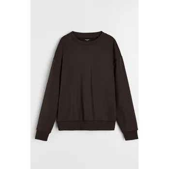 Pánská mikina Sinsay - Mikina basic - hnědá - 2325O-98X - 2325O-98X-M