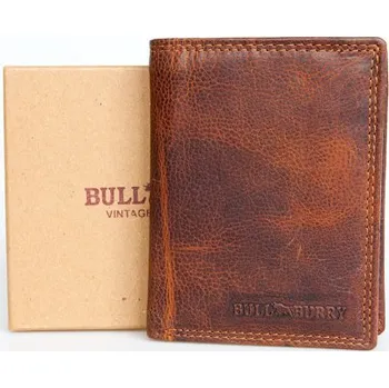 Peněženka Celá kožená peněženka Bullburry z pevné hovězí kůže s ochranou dat (RFID)