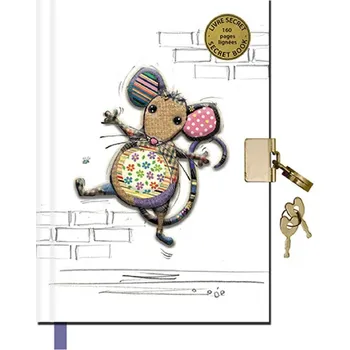 Zápisník Zápisník A6 se zámkem LESA636J04 BUG ART KOOKS KIUB