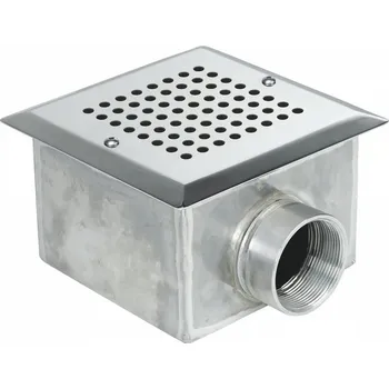 Čtvercová podlahová výpust NEREZ do betonu