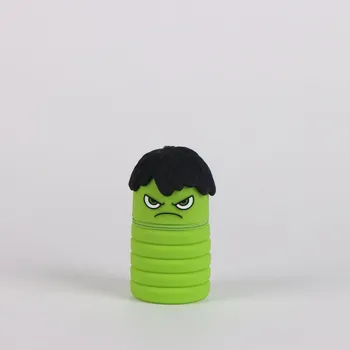 Penál Cerda Školní silikonový 3D penál AVENGERS Hulk zelený 20 cm