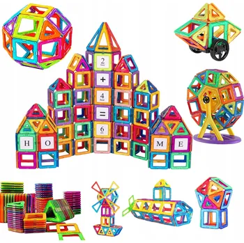 ostatní stavebnice Stavebnice - sada 180 ks plastových kostek pro děti ve věku Věk 3+