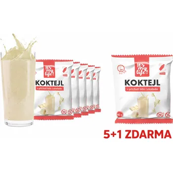 Proteinový nápoj It’s my life! Proteinový koktejl bílá čokoláda 5+2 ZDARMA