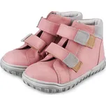 Vlnka Dětské kožené tenisky na suchý zip Pepe růžová velikost obuv dětské 33