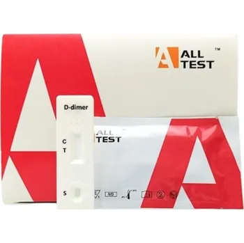 Diagnostický test D - Dimer rychlotest z krve / plazmy - kazetový, 10ks (ALLTEST)