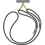 UNIQ COEHL Laurel univerzální šňůrka na mobilní telefon, Midnight black