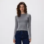 Reserved - Halenka s rozšířenými rukávy - světle šedá - 363JX-09M - 363JX-09M-S