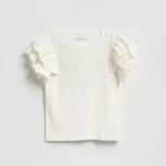 Reserved - Volánová halenka - krémová - 056HU-01X - 056HU-01X-140