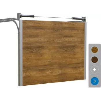 Garážová vrata etila - Sekční garážová vrata ETILA SILENT - dřevoimitace