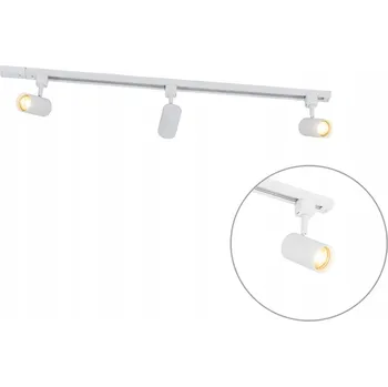 IP kamera Čtvercový bodový reflektor QAZQA bílý