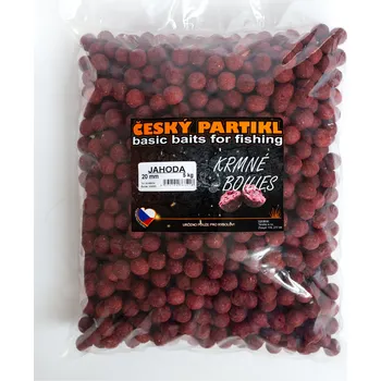 Boilies Český Partikl Boilies krmné Jahoda Ø 24 5 kg