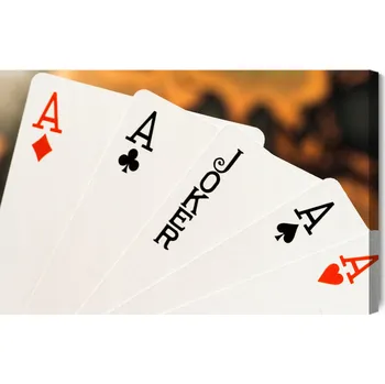 Obraz Obraz Na Plátně Joker Mezi Esy 70x50