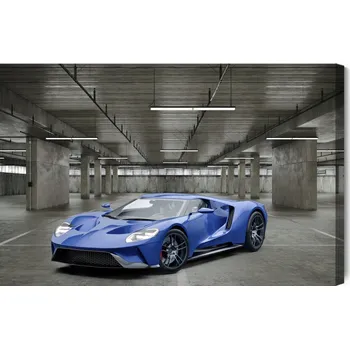 Obraz Obraz Na Plátně Sportovní auto v garáži 90x60