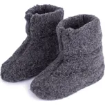 Vlnka TV bačkory z Merino vlny tmavě šedá velikost obuv dospělí 39-40