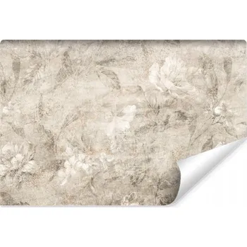 Fototapeta Fototapeta do ložnice Květiny Rostliny BETON Zeď Abstrakce Vintage 300x210