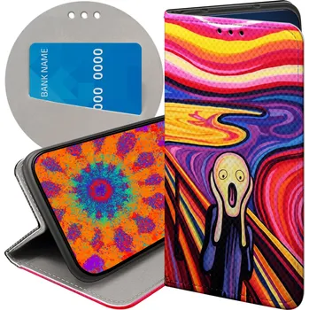 Pouzdro na mobilní telefon Flipové pouzdro Hello Case pro Samsung Galaxy A52 5G fialové