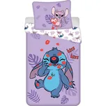 Jerry Fabrics s.r.o Bavlněné povlečení LILO and STITCH Kiss 140x200, 70x90 cm